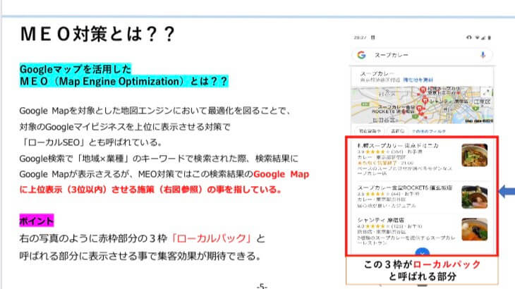 Googleマップ活用したMEO対策