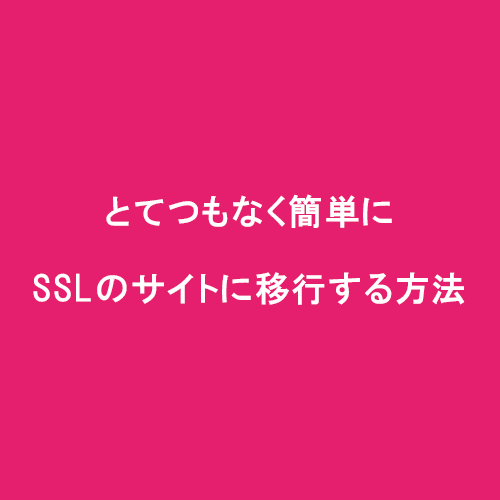 SSL　簡単　プラグイン　レンタルサーバー